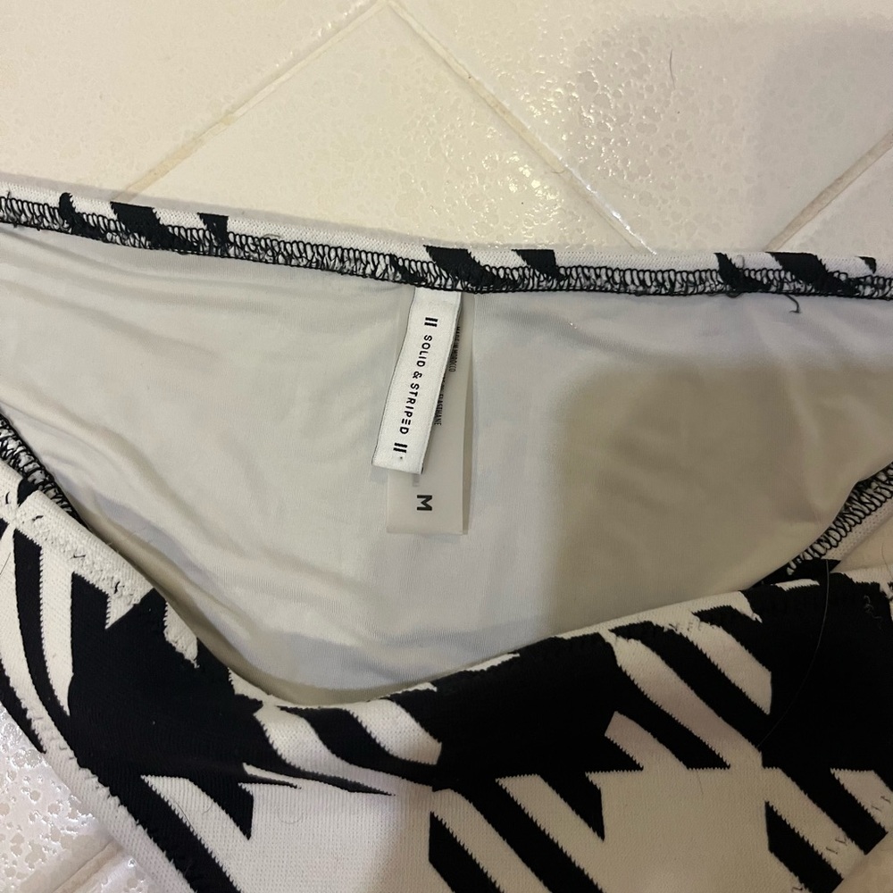 Solid And Striped Rachel Houndstooth Bikini Bottom - image 4
